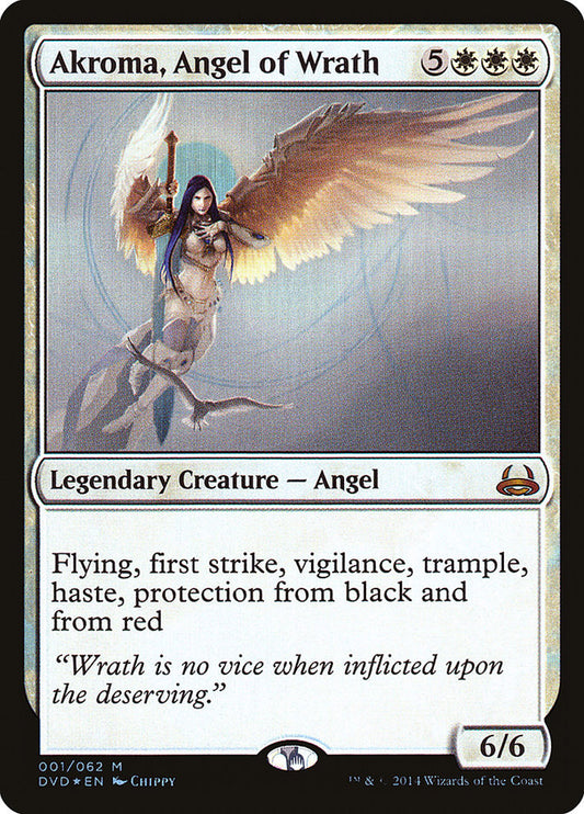 Akroma, Angel of Wrath - (Foil): Duel Decks Anthology: Divine vs. Demonic