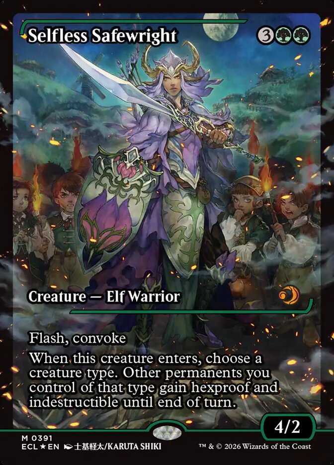 Selfless Safewright (#391) - (Foil): Lorwyn Eclipsed