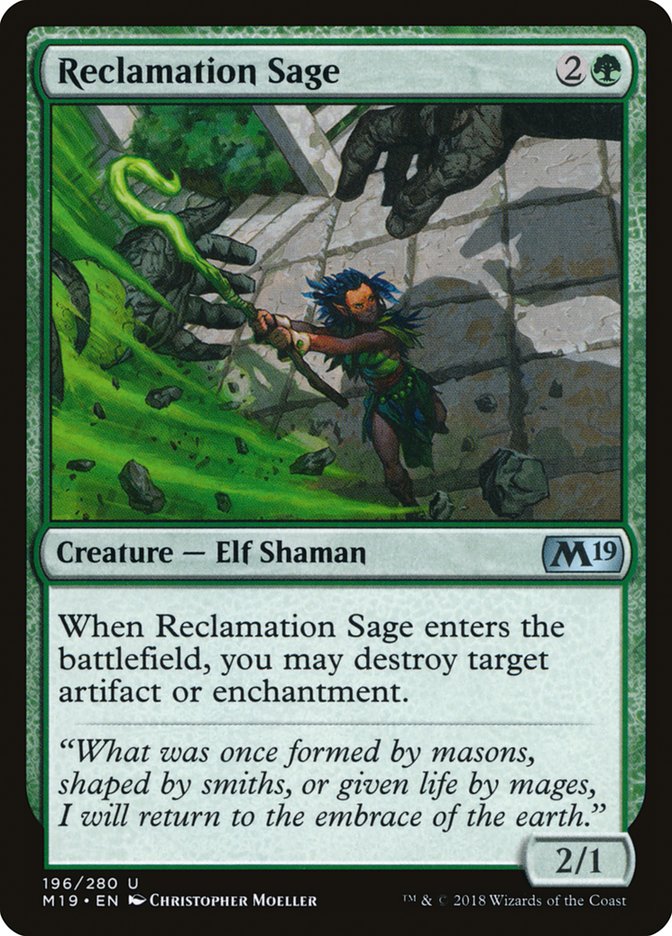 Reclamation Sage - (Foil): Core Set 2019