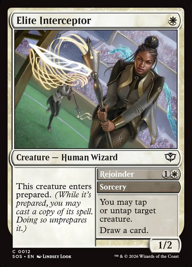 Elite Interceptor // Rejoinder - (Foil): Secrets of Strixhaven