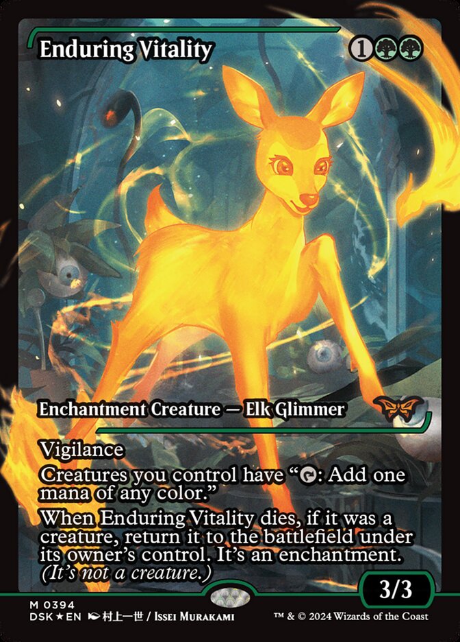 Enduring Vitality (Showcase) - (Foil): Duskmourn: House of Horror