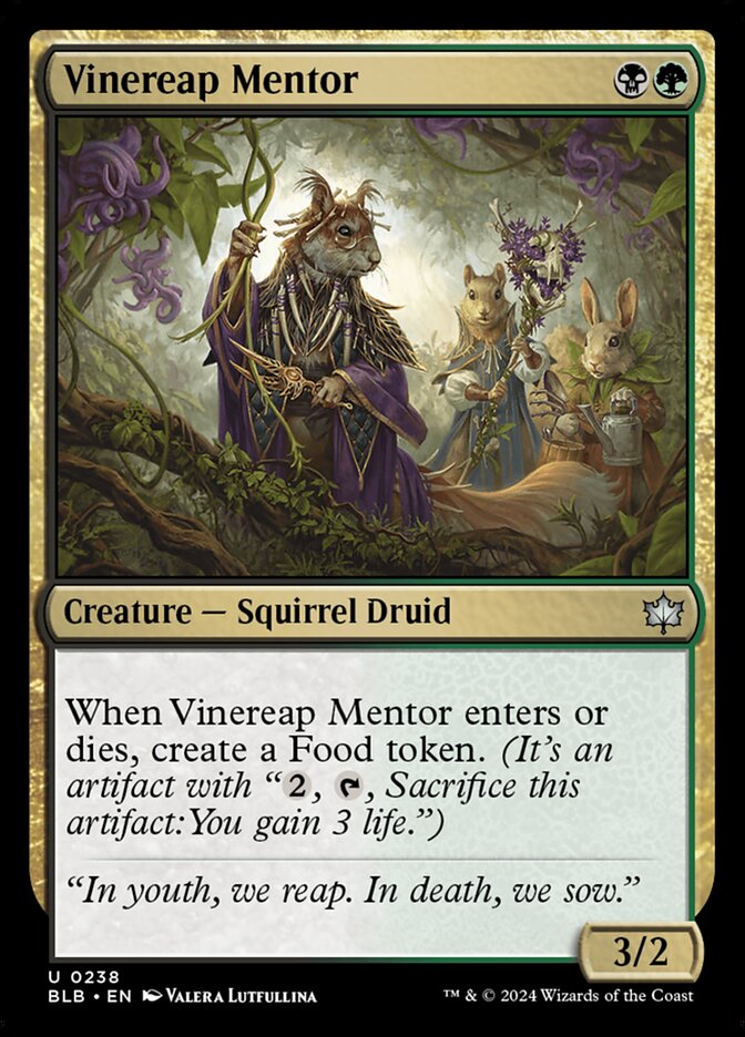 Vinereap Mentor - (Foil): Bloomburrow
