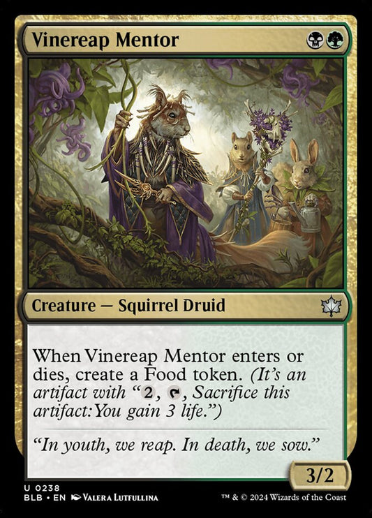 Vinereap Mentor - (Foil): Bloomburrow