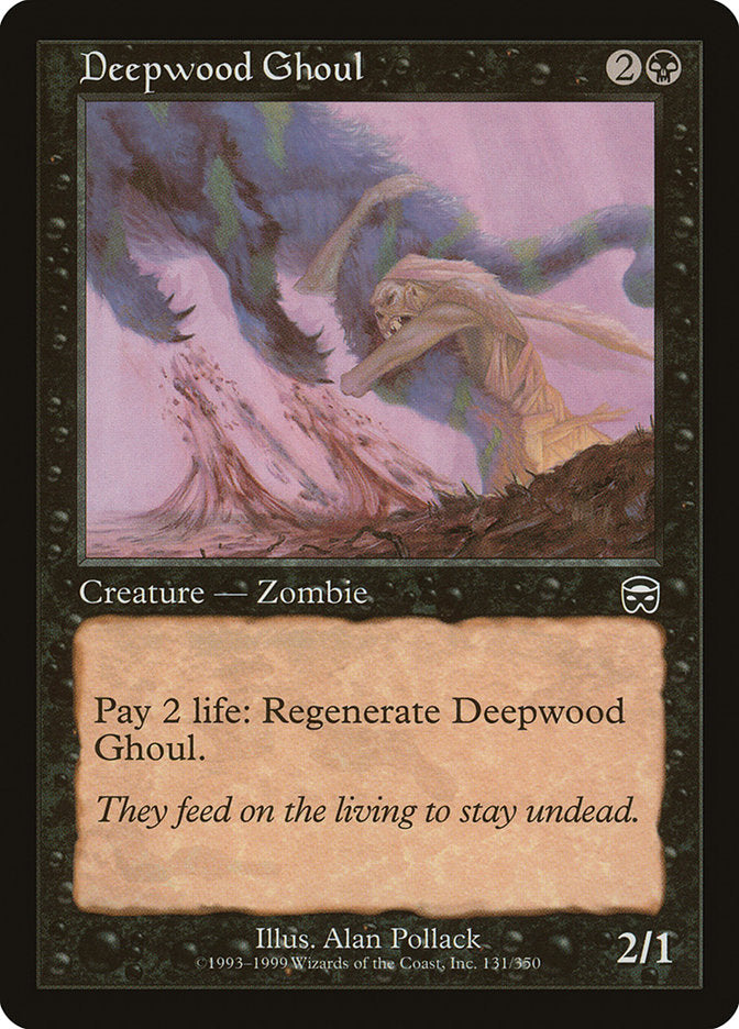Deepwood Ghoul - (Foil): Mercadian Masques