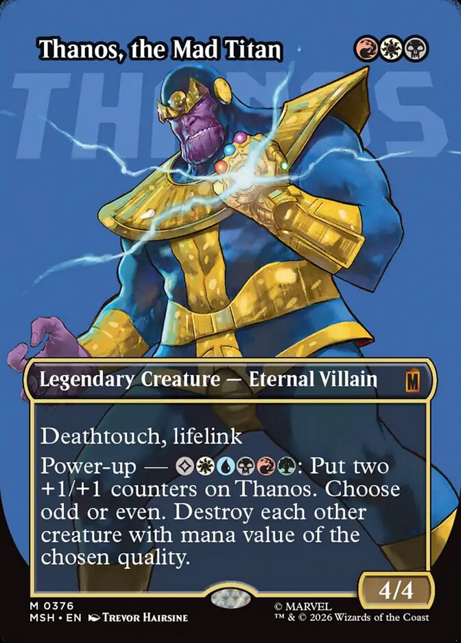 Thanos, the Mad Titan (Borderless) (#376)