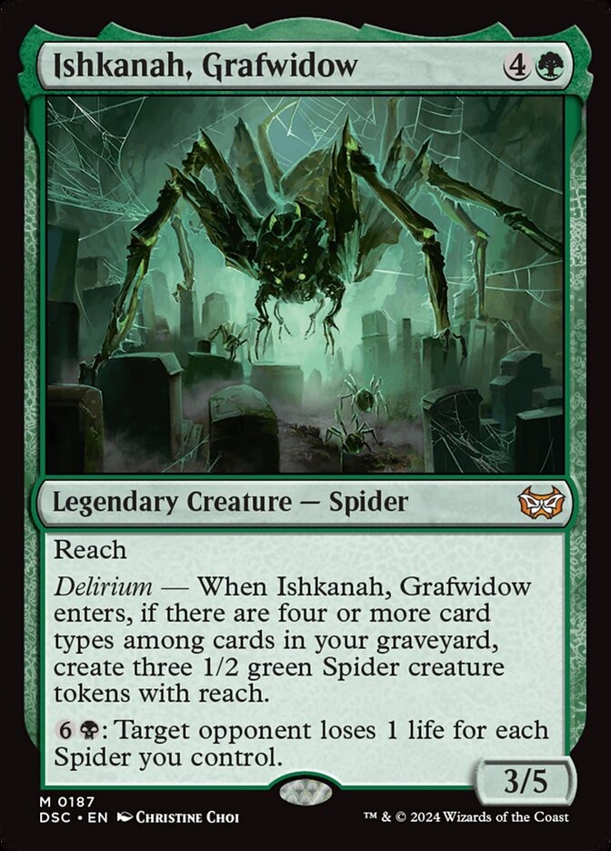 Ishkanah, Grafwidow: Duskmourn: House of Horror Commander