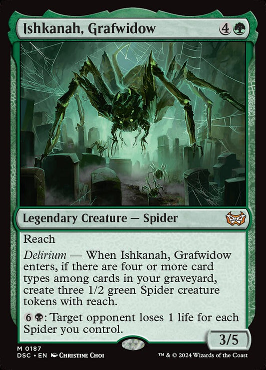 Ishkanah, Grafwidow: Duskmourn: House of Horror Commander