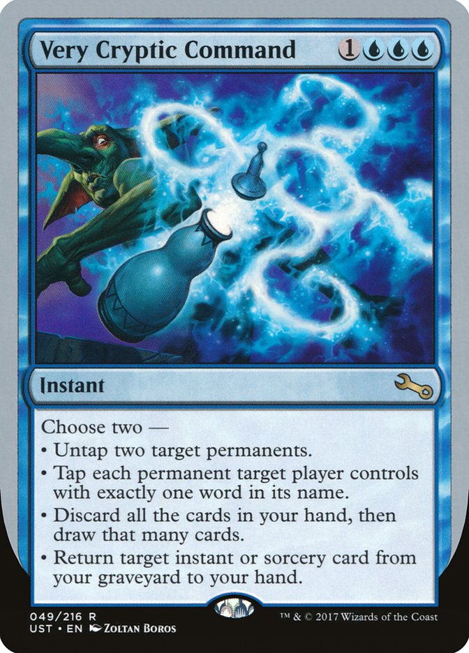 Very Cryptic Command: Unstable