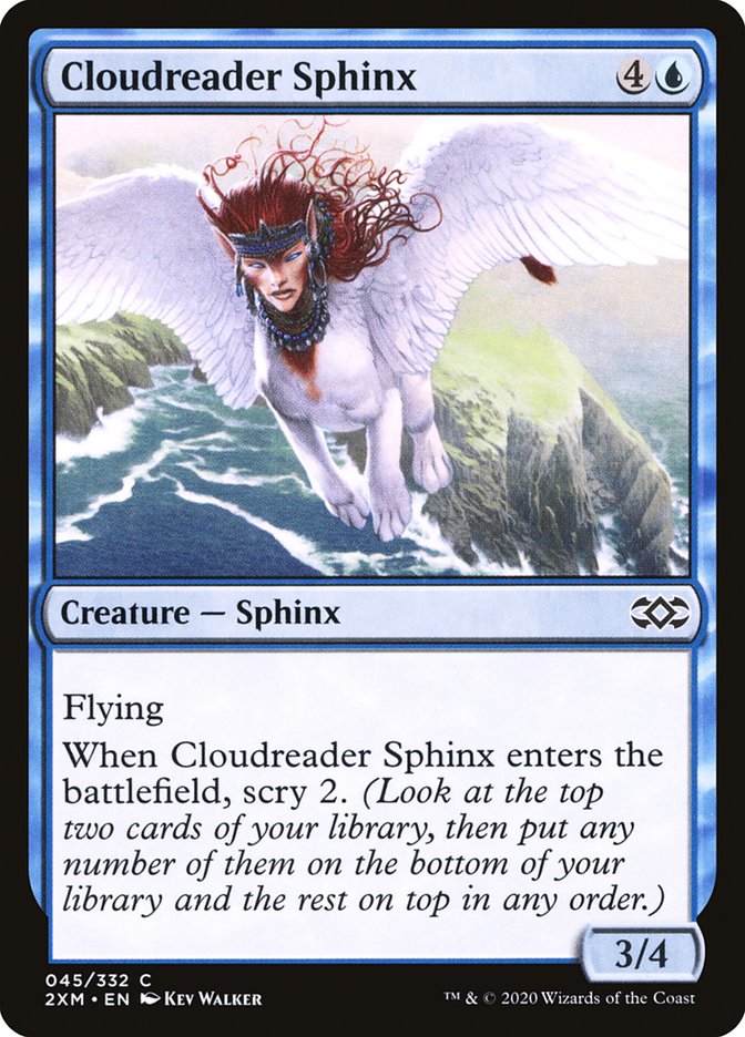Cloudreader Sphinx - (Foil): Double Masters