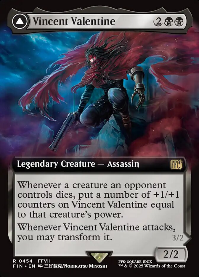 Vincent Valentine // Galian Beast (#454) (Extended Art) - (Foil): Final Fantasy