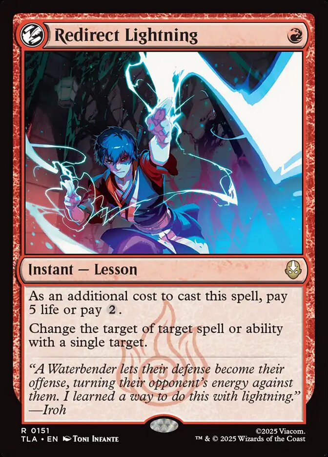 Redirect Lightning - (Foil): Avatar: The Last Airbender