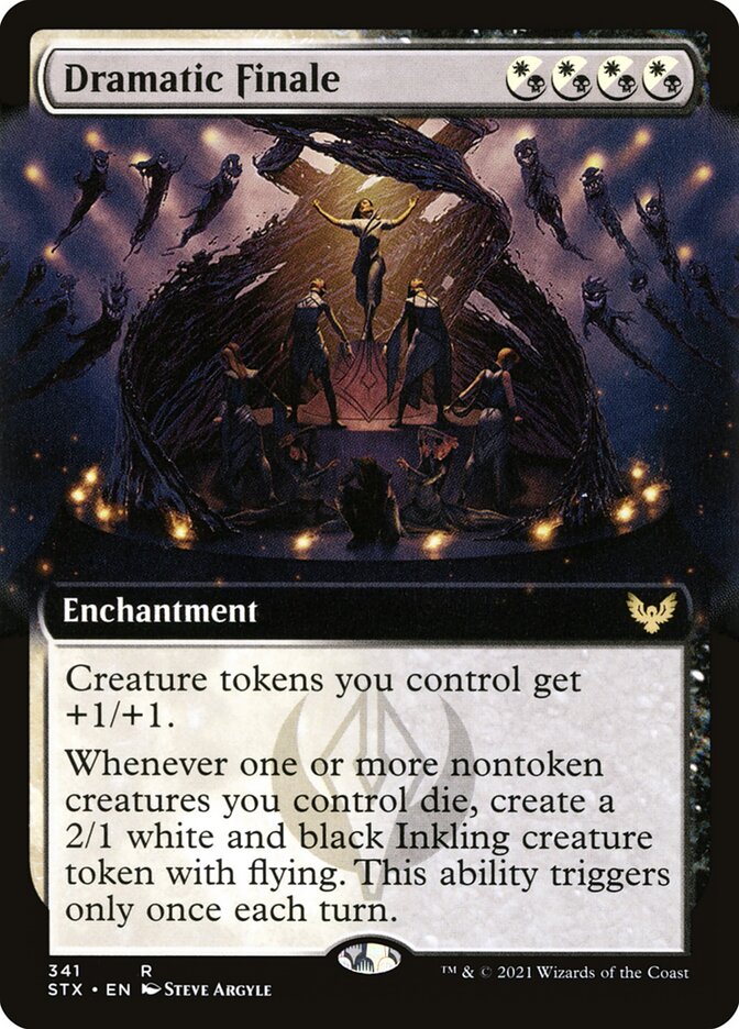 Dramatic Finale (Extended Art) - (Foil): Strixhaven: School of Mages