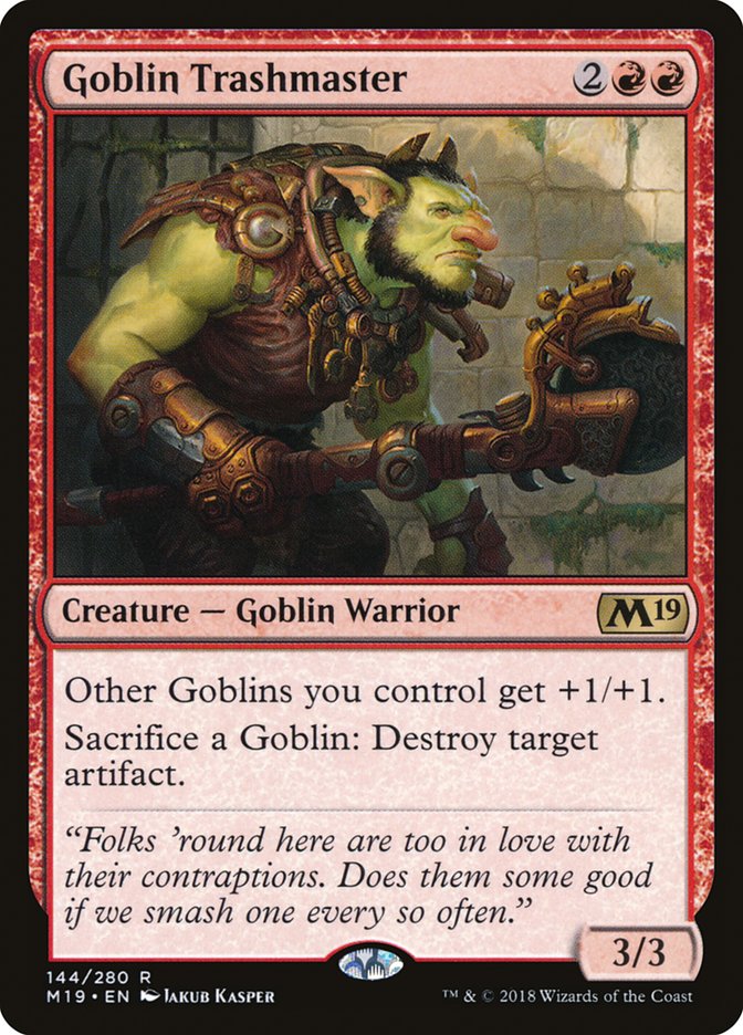 Goblin Trashmaster: Core Set 2019