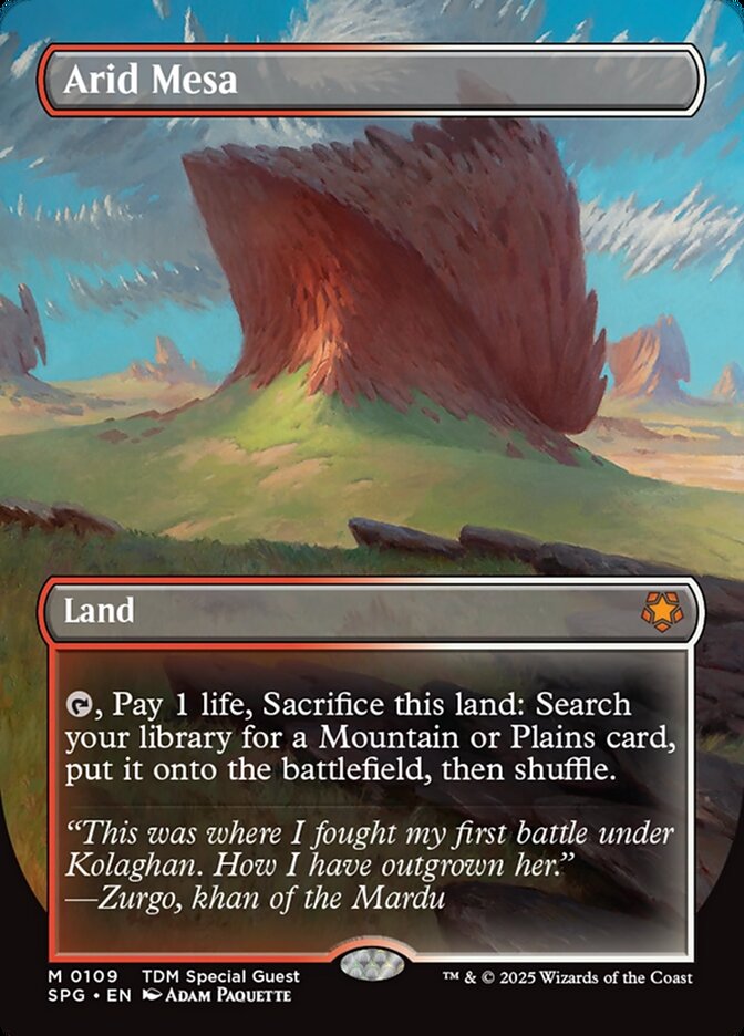 Arid Mesa (Borderless) - (Foil): Special Guests