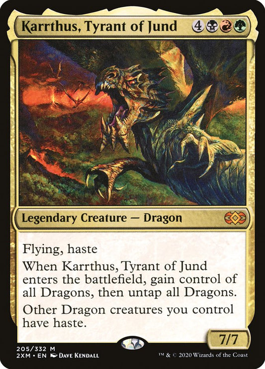 Karrthus, Tyrant of Jund - (Foil): Double Masters