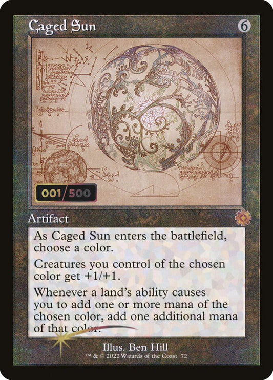 Caged Sun - (Foil): The Brothers' War Retro Artifacts