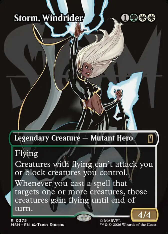 Storm, Windrider (Borderless) (#375)