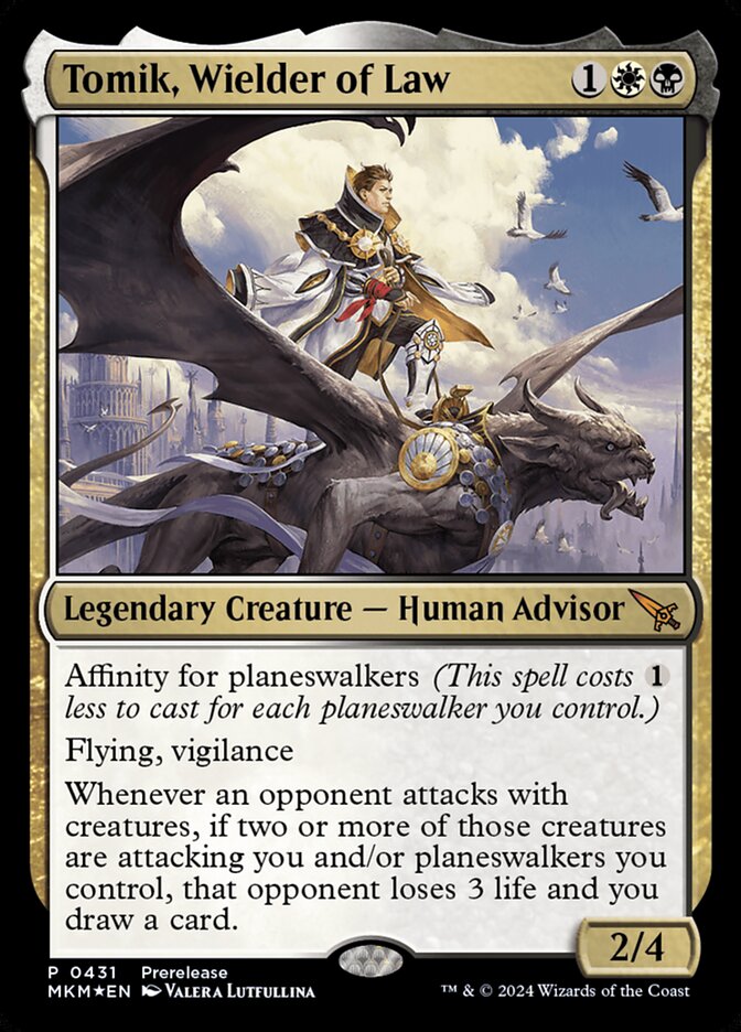 Tomik, Wielder of Law - (Foil): Murders at Karlov Manor