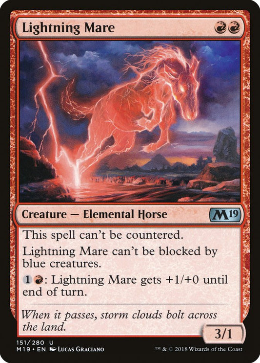 Lightning Mare - (Foil): Core Set 2019