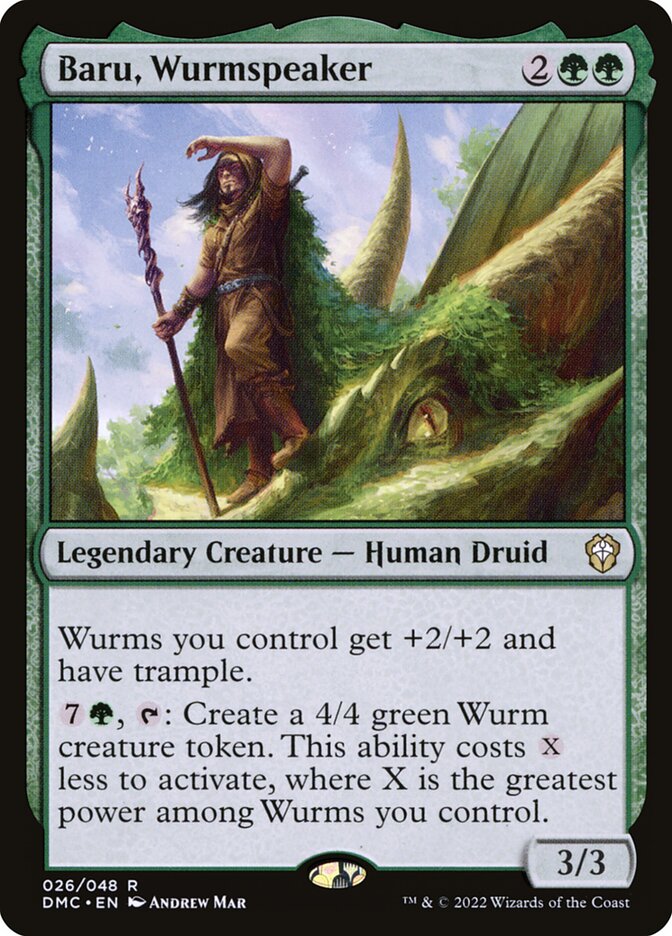 Baru, Wurmspeaker: Dominaria United Commander