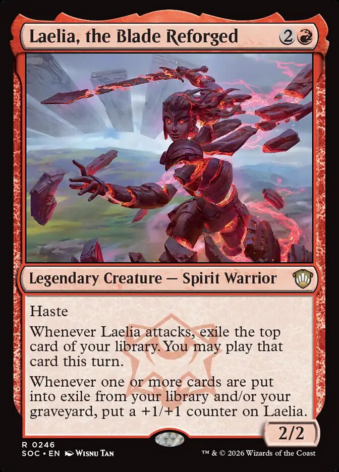 Laelia, the Blade Reforged: Secrets of Strixhaven Commander