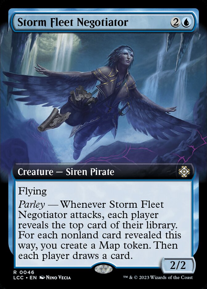 Storm Fleet Negotiator (Extended Art): The Lost Caverns of Ixalan Commander