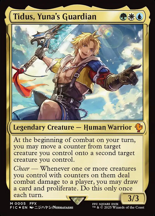 Tidus, Yuna's Guardian - (Foil): Final Fantasy Commander