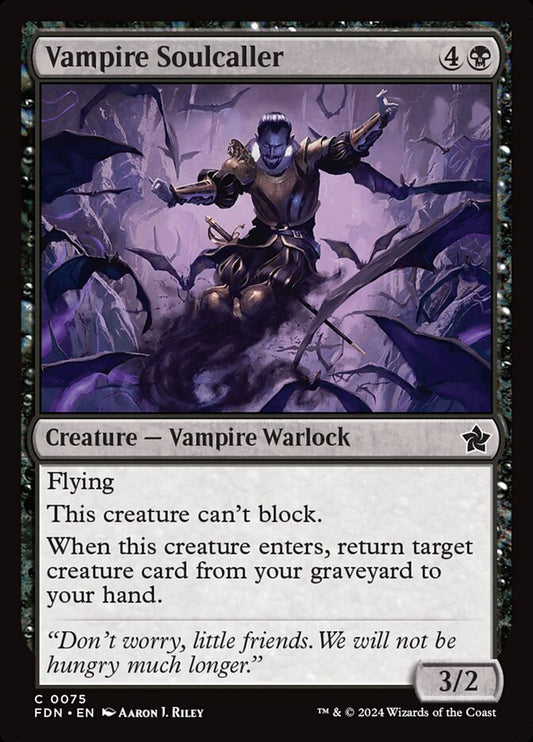 Vampire Soulcaller - (Foil): Foundations