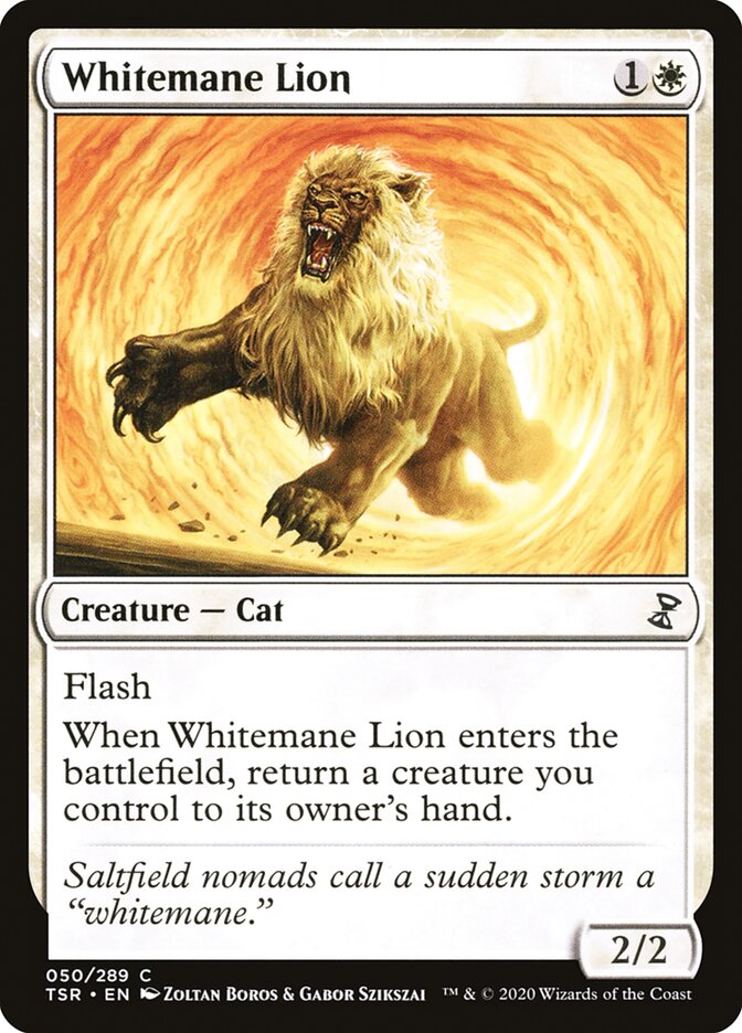 Whitemane Lion - (Foil): Time Spiral Remastered