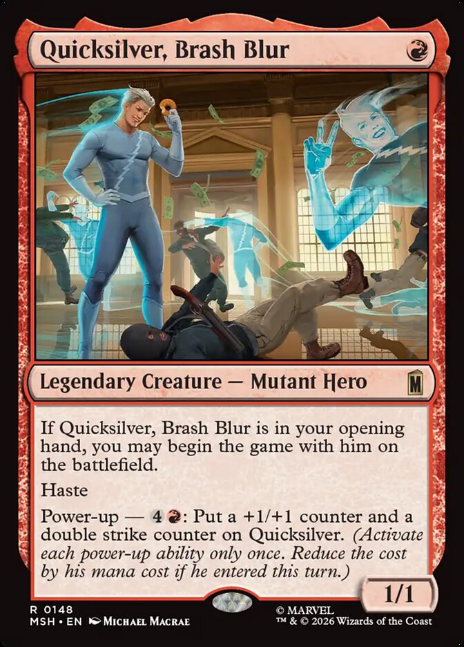 Quicksilver, Brash Blur: Marvel Super Heroes