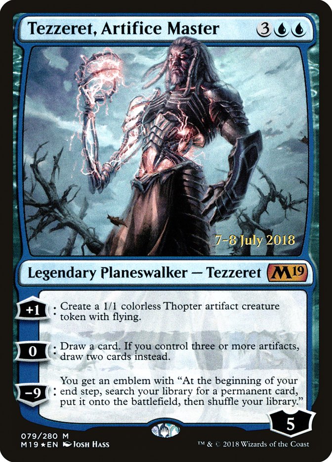 Tezzeret, Artifice Master - (Foil): Core Set 2019 Promos