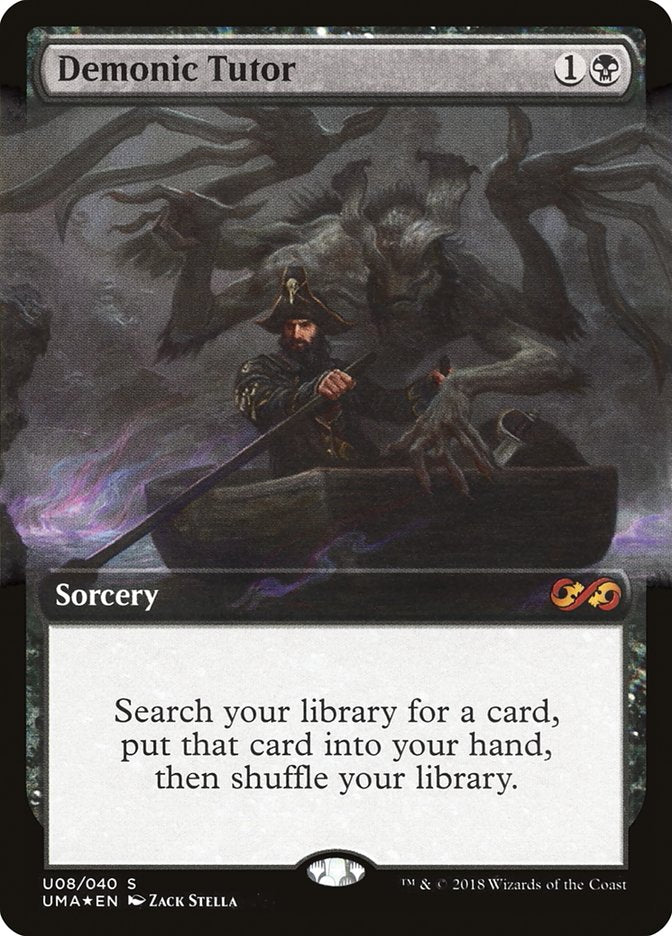 Demonic Tutor - (Foil): Ultimate Box Topper