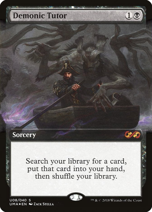 Demonic Tutor - (Foil): Ultimate Box Topper