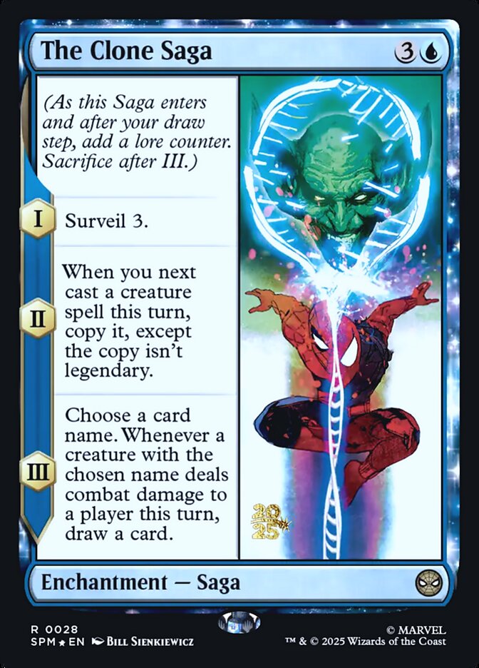 The Clone Saga (Prerelease) (Marvel's Spider-Man) - (Foil): Marvel's Spider-Man Promos