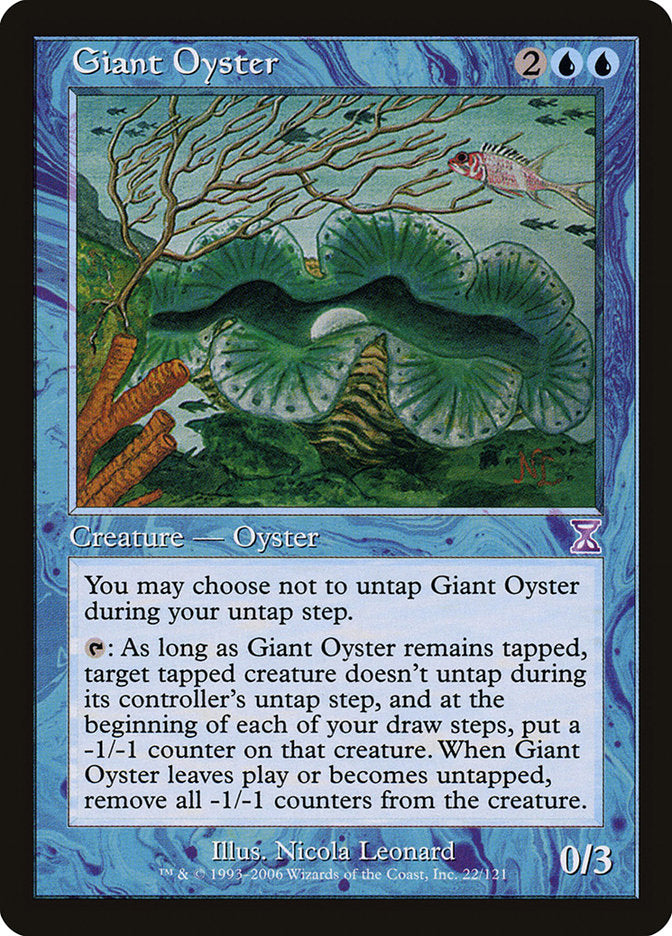 Giant Oyster - (Foil): Time Spiral Timeshifted