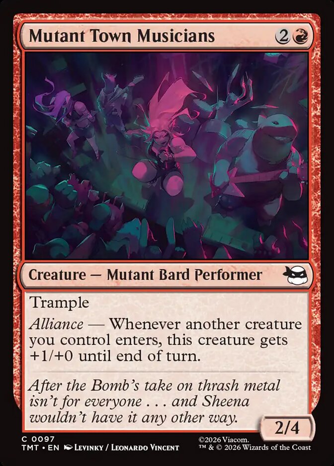 Mutant Town Musicians - (Foil): Teenage Mutant Ninja Turtles