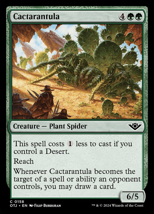 Cactarantula - (Foil): Outlaws of Thunder Junction