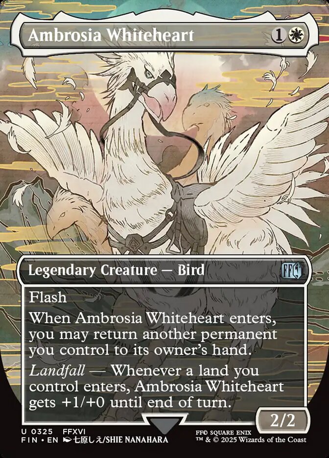 Ambrosia Whiteheart (#325) (Borderless) - (Foil): Final Fantasy