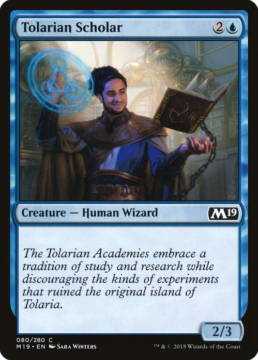 Tolarian Scholar - (Foil): Core Set 2019
