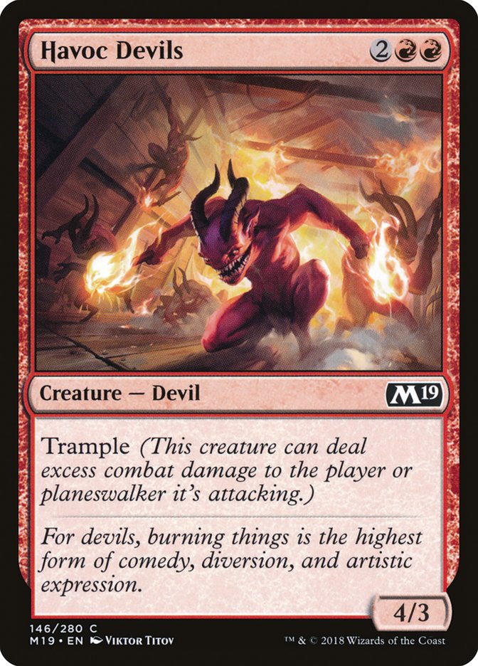 Havoc Devils - (Foil): Core Set 2019