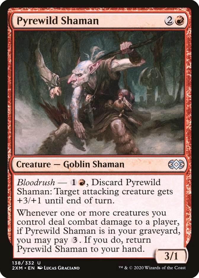 Pyrewild Shaman - (Foil): Double Masters
