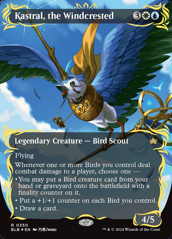 Kastral, the Windcrested: Bloomburrow