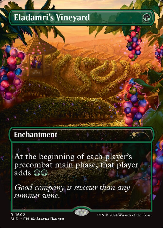 Eladamri's Vineyard (Secret Lair) (Borderless) - (Foil)
