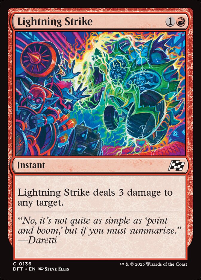 Lightning Strike - (Foil): Aetherdrift