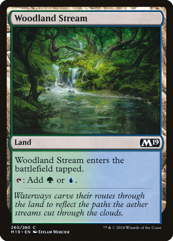 Woodland Stream - (Foil): Core Set 2019