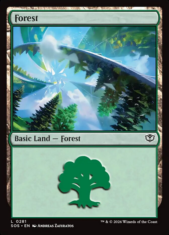 Forest - (Foil): Secrets of Strixhaven