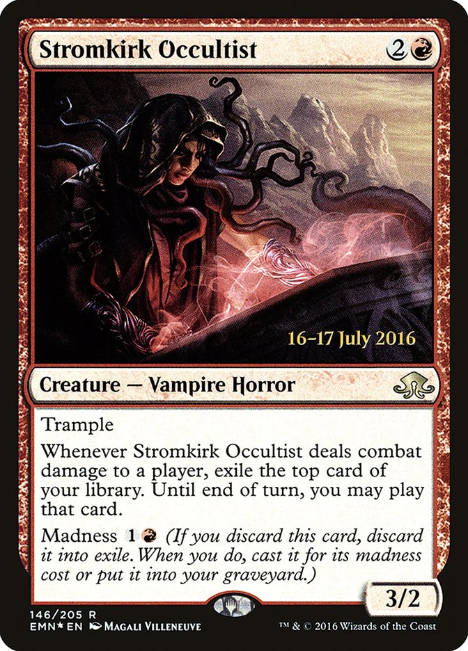 Stromkirk Occultist (Prerelease) (Eldritch Moon) - (Foil): Eldritch Moon Promos