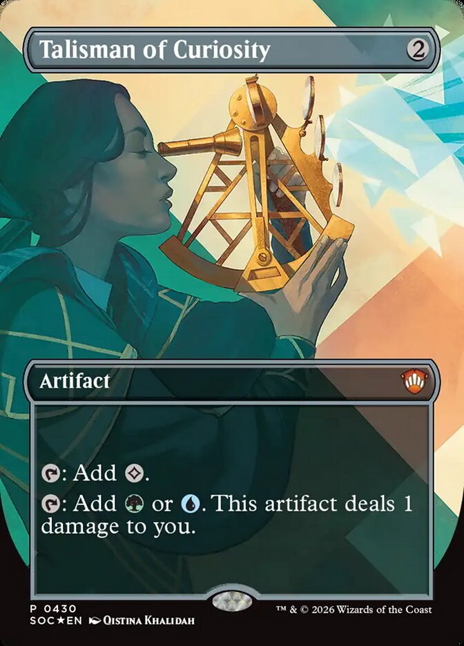 Talisman of Curiosity - (Foil): Secrets of Strixhaven Commander