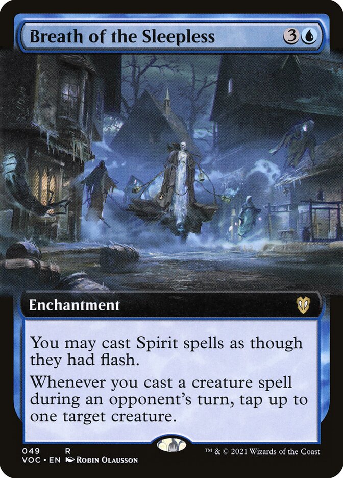 Breath of the Sleepless (Extended Art): Crimson Vow Commander