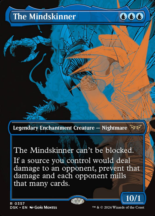 The Mindskinner (Borderless) - (Foil): Duskmourn: House of Horror